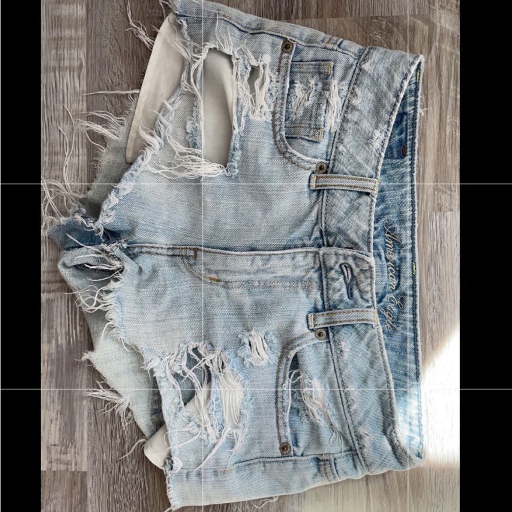 3 American eagle jean shorts